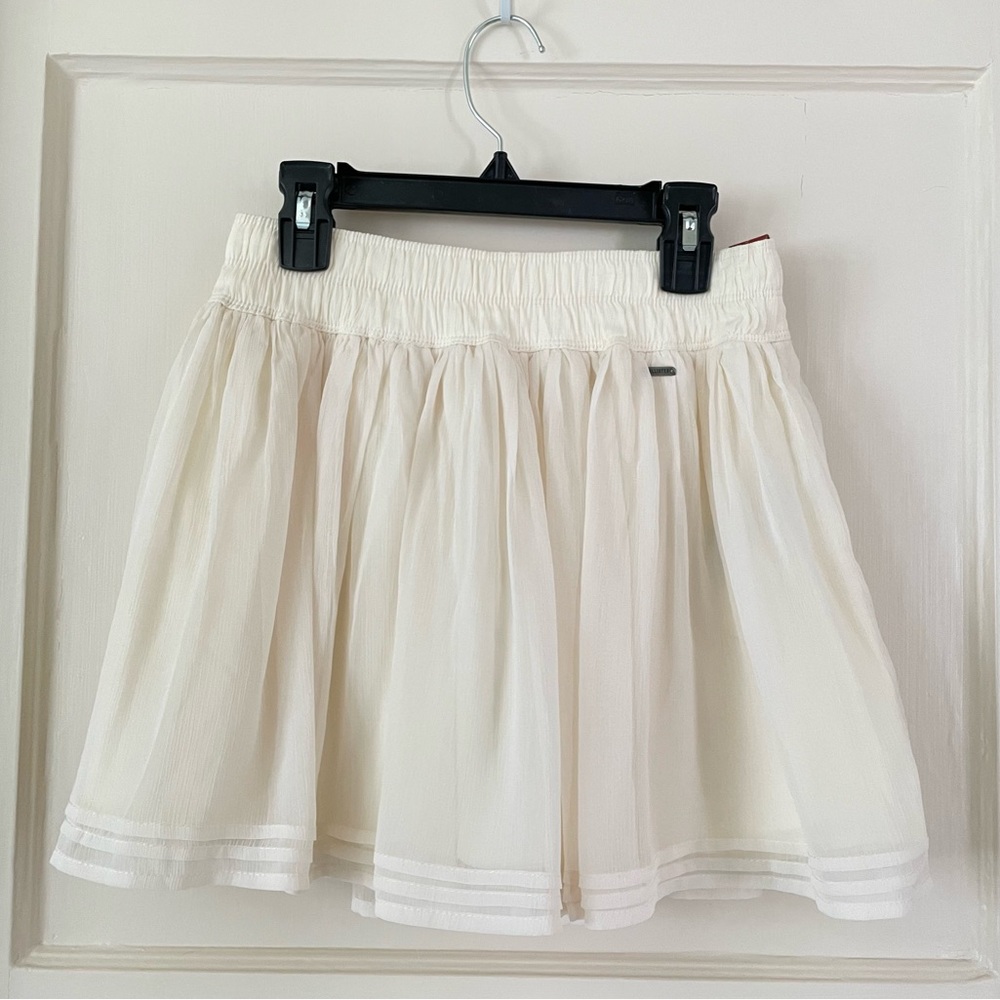 NWT Hollister White Mini Skirt, size S